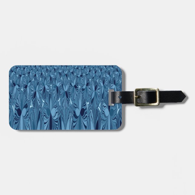 A blend of Blue Luggage Tag (Front Horizontal)