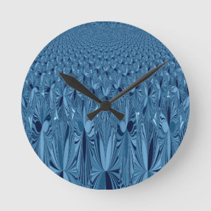 A blend of Blue Round Clock