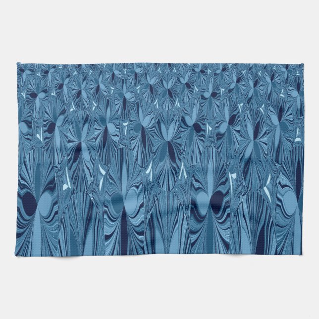 A blend of Blue Tea Towel (Horizontal)
