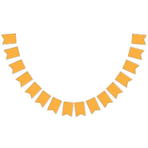A blend of yellow and orange hues creates a vibran bunting 