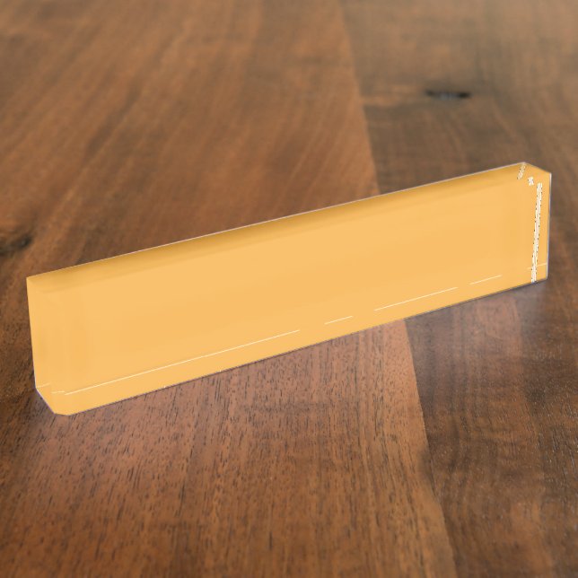 A blend of yellow and orange hues creates a vibran nameplate (Side)