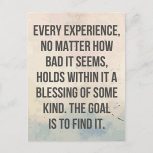 A Blessing Quote Postcard