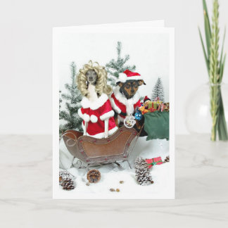 A Blingy Christmas Holiday Card