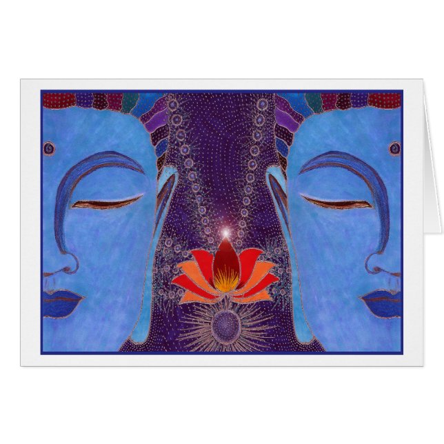 A Blissful Meditation Card (Front Horizontal)