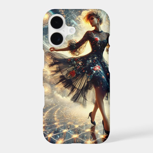 A Bloom in the Cosmic Tides iPhone Case (Back)