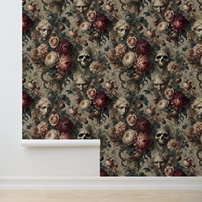 A Bloom to Hold on To – Gothic Victorian Wallpaper (Application)