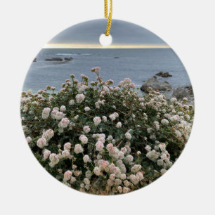A Blooming California: Sea Cliff Buckwheat Ceramic Tree Decoration