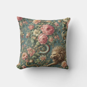 A Blooming Mythos – Mythical Victorian Design Cushion