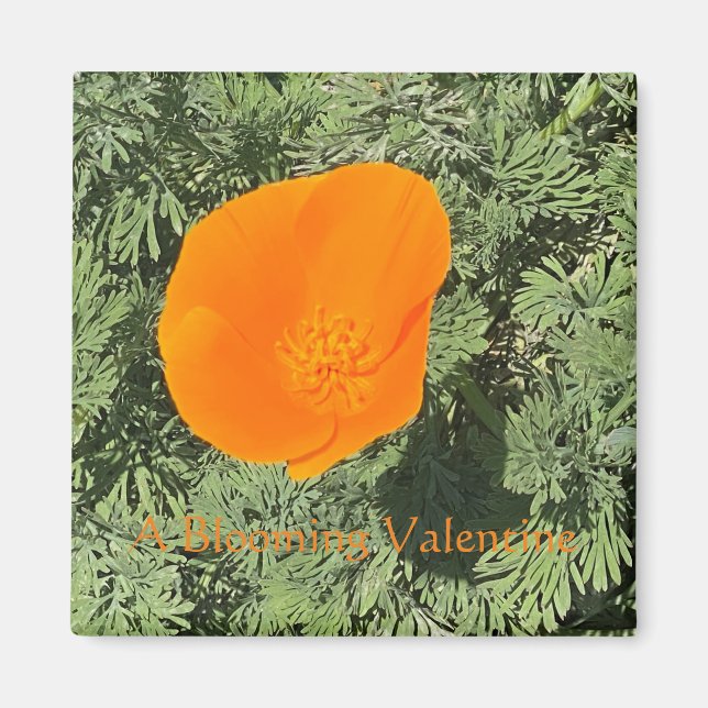 A Blooming Valentine Magnet (Front)