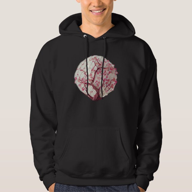 A Blossoming Life Cherry Blossom Tree of life Glob Hoodie (Front)