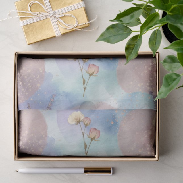A Blue and Pink Easter Series Design #7 Tissue Paper (Gift)
