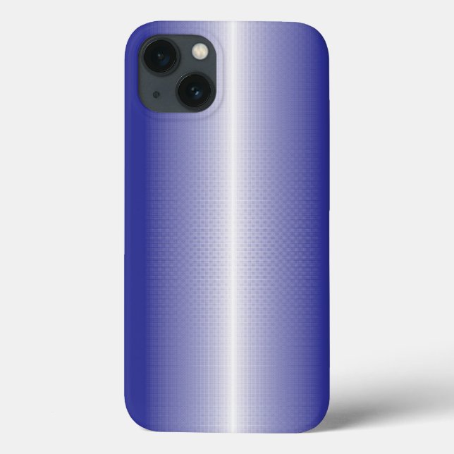 a blue and white striped background Case-Mate iPhone case (Back)