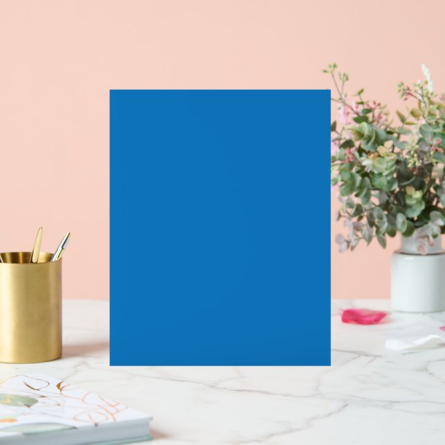 a blue background with a black and white clock acrylic sign (Wedding)
