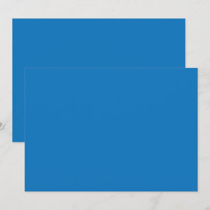 a blue background with a black and white clock thank you card