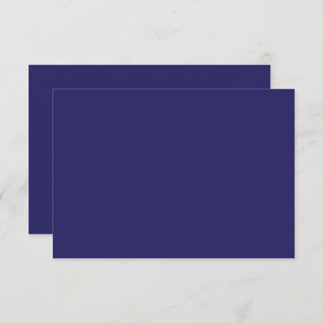 a blue background with a clock thank you card (Front/Back)