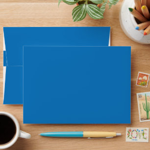 a blue background with a envelope