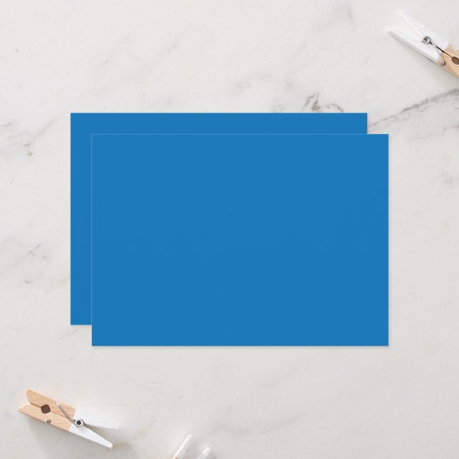 a blue background with a invitation (Front/Back In Situ)