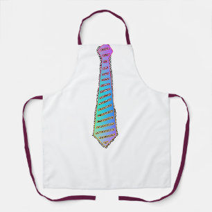 A Blue Green Tie For Your White Apron