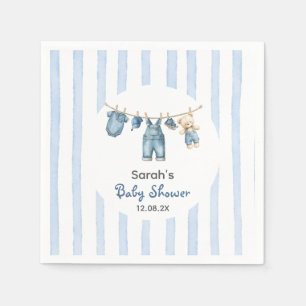 A Blue Jean Baby Shower Napkin
