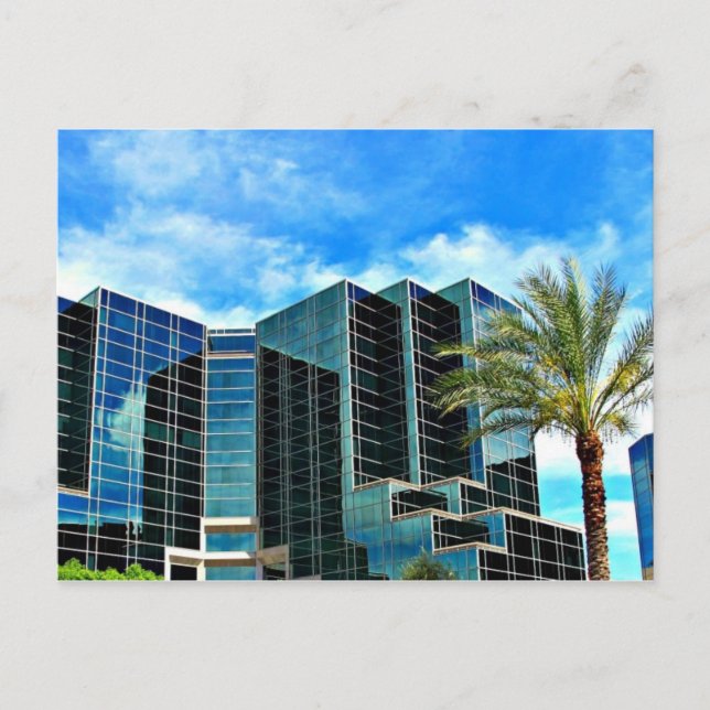 "A Blue Phoenix" Postcard (Front)