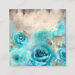 A Blue Shabby Chic Ephemera Design Series 7 Enclosure Card