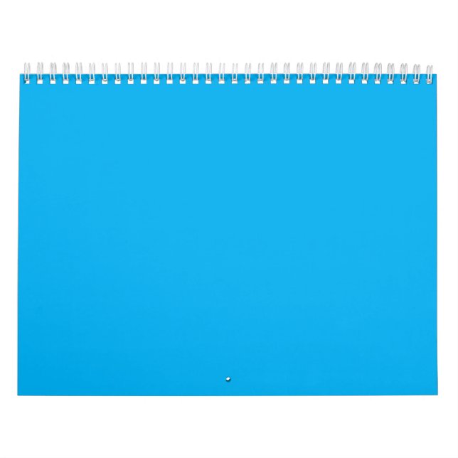 a blue sky with a plane  calendar (Cover)