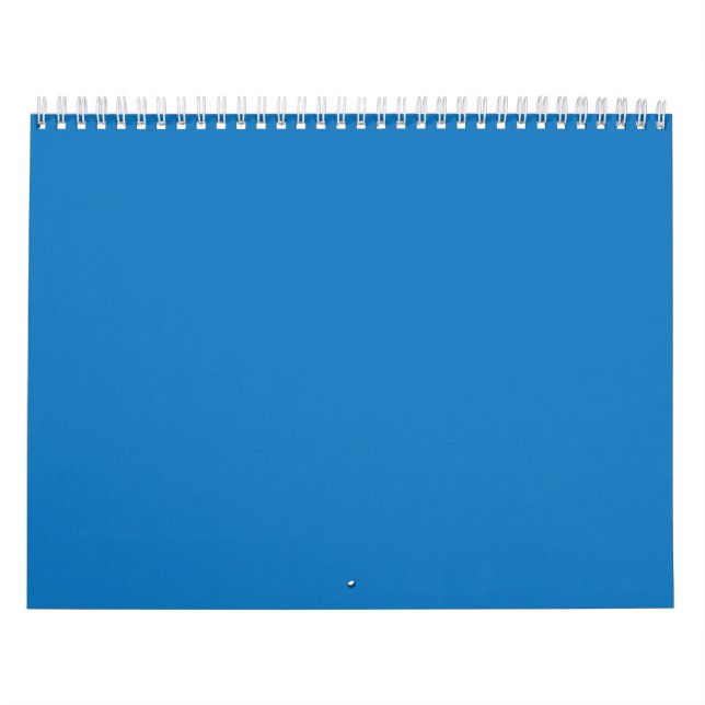 A blue square framed by a white border, showcasing calendar (Cover)