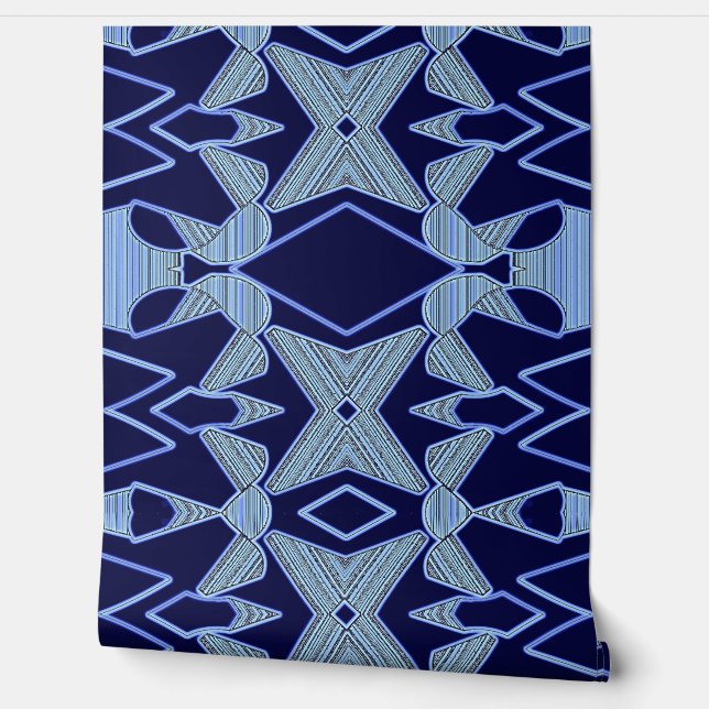 A blue textured "Ratti_Creative_Arts" wallpaper (Unrolling)