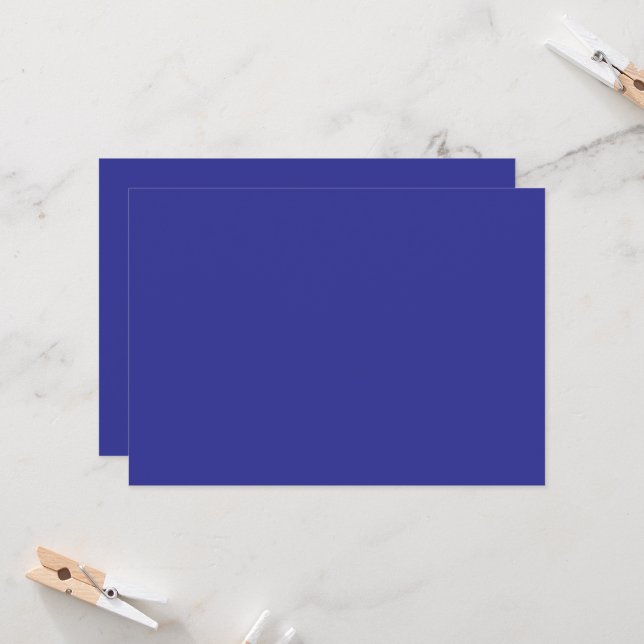 a blue wall with a clock  invitation (Front/Back In Situ)