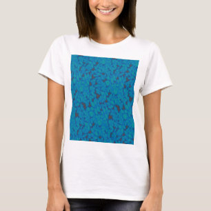 A blue wrapping paper with a creative arts pattern T-Shirt