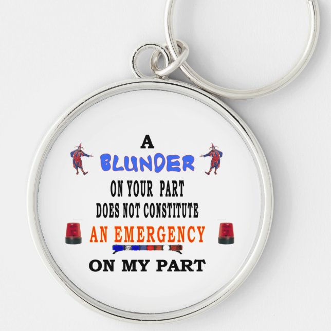 A BLUNDER KEY RING (Front)