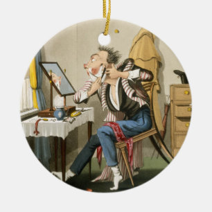 A Blunt Razor, pub. by Hunt, 1827 (coloured etchin Ceramic Tree Decoration