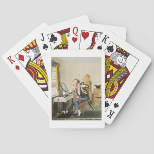 A Blunt Razor, pub. by Hunt, 1827 (coloured etchin Playing Cards