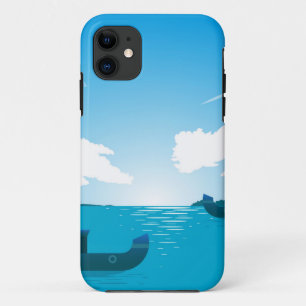 A Boat in The Sea-18530 iPhone 11 Case