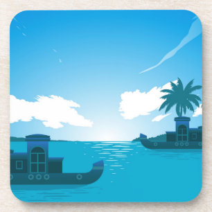 A Boat in The Sea-18530 Coaster