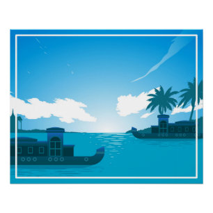 A Boat in The Sea-18530 Poster
