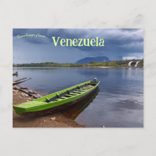 A Boat in Venezuela Postcard