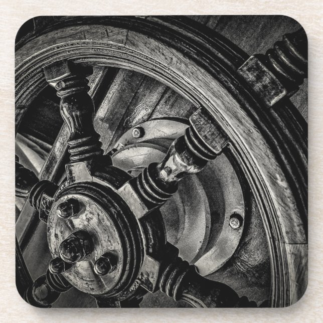 A Boat'S Helm Coaster (Front)