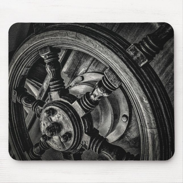 A Boat'S Helm Mouse Mat (Front)