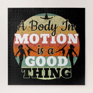 A Body in Motion - Girls Gymnastics Mindset Jigsaw Puzzle