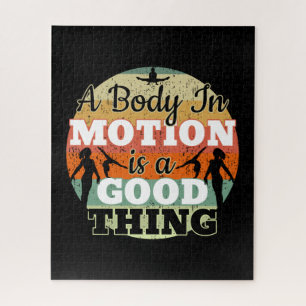 A Body in Motion - Girls Gymnastics Mindset Jigsaw Puzzle