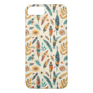 A bohemian-inspired light colored pattern  iPhone 8/7 case