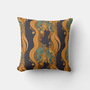 a bohemian pattern of elephants cushion