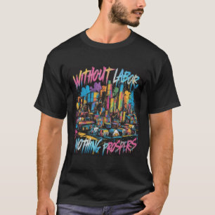 A bold  and vibrant US LOBOR DAY-Tshirt  T-Shirt