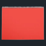 A bold red square surrounded by a crisp white bord calendar<br><div class="desc">Elevate your space with this striking red square art piece,  elegantly framed by a clean white border. The vivid colour contrast creates a visually captivating focal point that commands attention in any room. Add a pop of colour and modern sophistication to your décor with this bold and eye-catching design.</div>