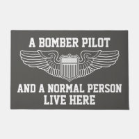 A Bomber Pilot and Normal Person Live Here Wings