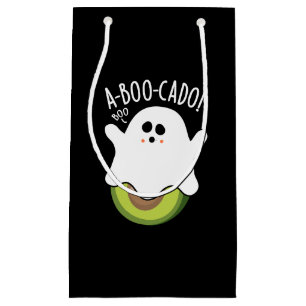 A-boo-cado Funny Avocado Puns Dark BG Small Gift Bag