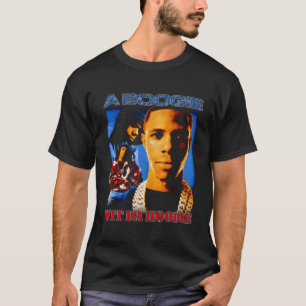 A Boogie Wit Da Hoodie Collage Black T-Shirt