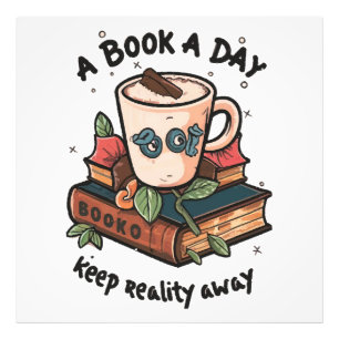 A book a day keep Reality away Photo Print