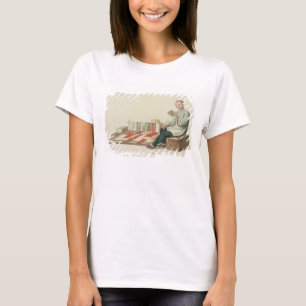 A Bookseller, plate 6 from 'The Costume of China', T-Shirt